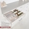 Rev-A-Shelf Drawer Insert, Walnut Veneer, Dark Brown, 16 in W, 1.55 in H, 19.75 in D, 19.75 in L, Walnut 4SDI-WN-18-1 - alternate 2